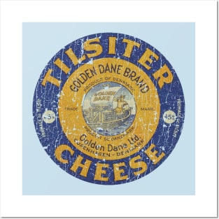 Golden Dane Brand Tilsiter 1948 Posters and Art